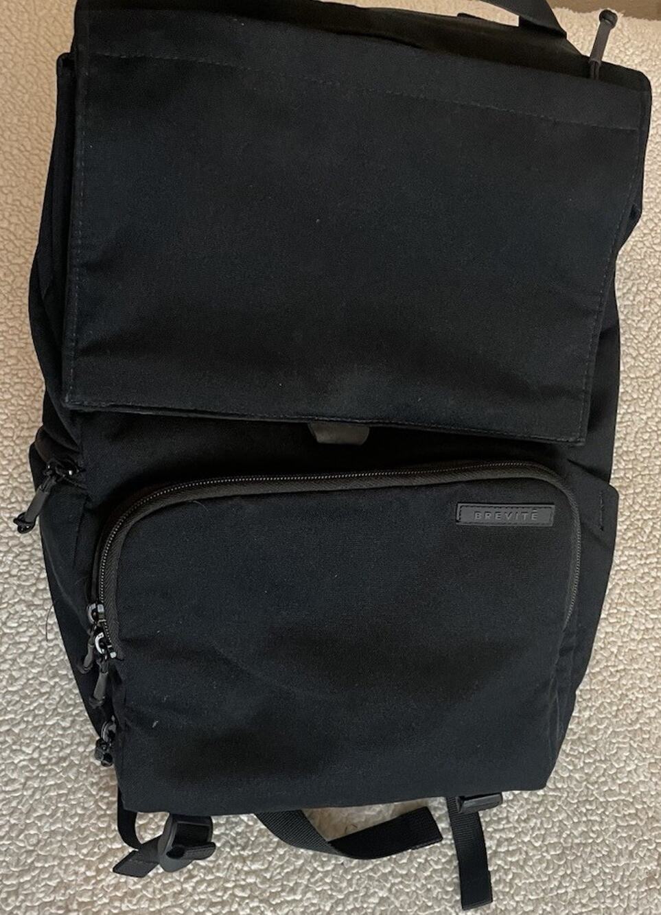 Brevite The Runner Camera Backpack - Triple Black/ NO DIVIDERS
